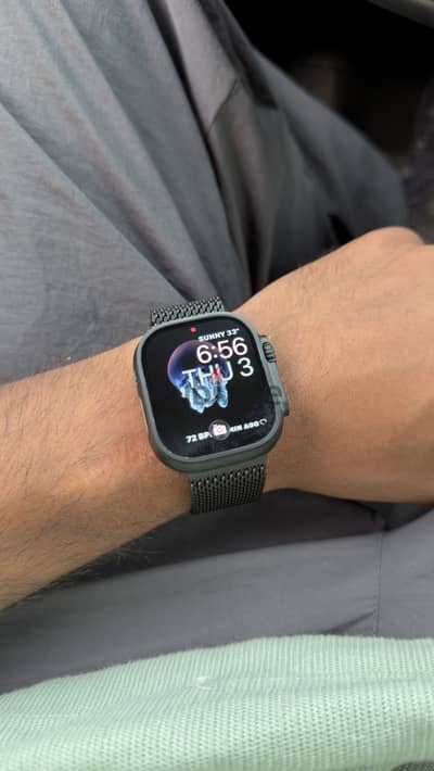 Apple watch ultra 3 with titanium black cellular