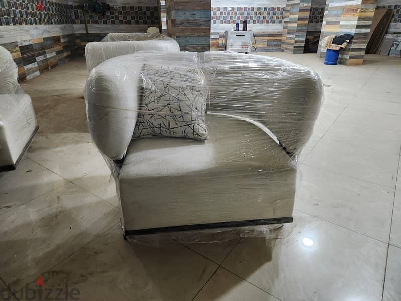 عفش كامل جديد عريس انتريه وبوفيه وسفره|New Furniture Set Sofa & Dining