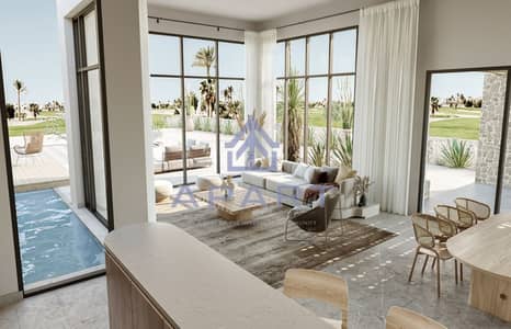 Limited Offer Chalet Direct Lagoon Fully Finished Installments Over 5 Years For Sale Prime Location in Red Sea - Gouna