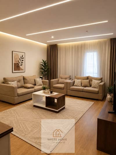 Furnished apartment for rent in Al Rehab City at below-market price. 99 sqm, consisting of 2 bedrooms and a bathroom. Located in Phase 9 near Avenue M