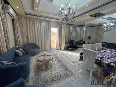 Apartment for rent 215m in Al-Banfsaj 5 Villas in New Cairo with furniture