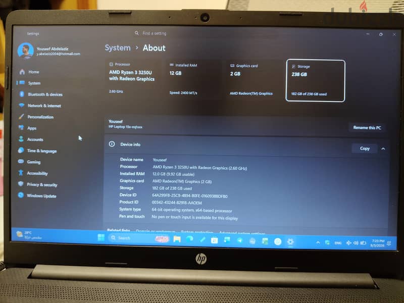 HP 15s 3