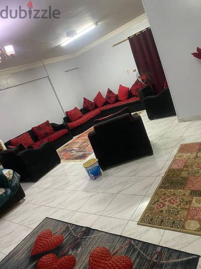 شقة  للايجار المفروش ف اكتوبر