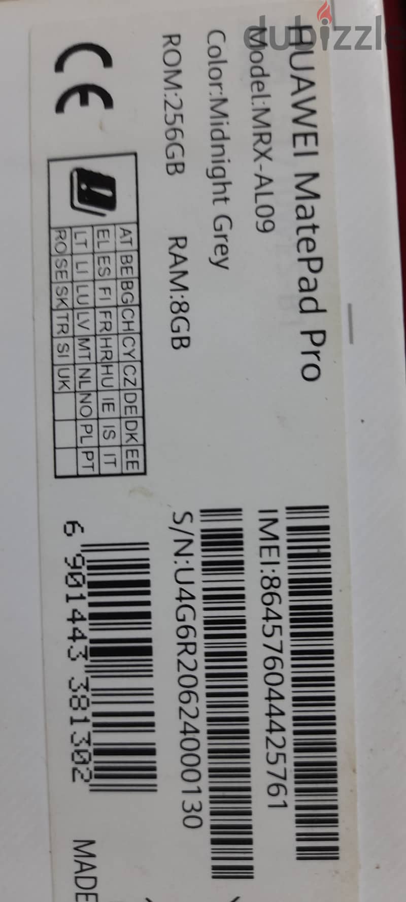 Huawei matepad pro 1