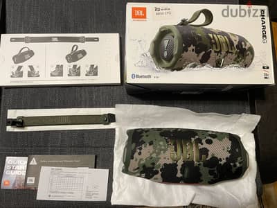 سماعة JBL Charge 6 أصلية - لون مموه (Camo)