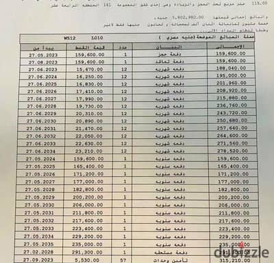 One of the lowest points of old contracts in my city - contracting before the float in my city b14, the best location to live in my city at a commercial price for quick delivery within a year, first delivery in b14, apartment 115 meters - B14 (L10)