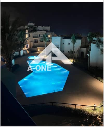 chalet apartment for sale directly on the beach, below market price for a quick sale. Marassi, North Coast, Sidi Abdel Rahman