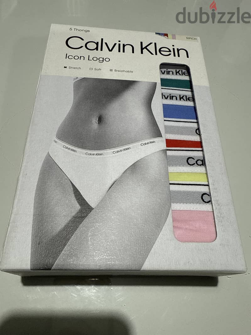 Calvin klein 5 thongs 1