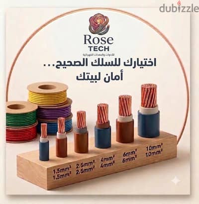 ‎أسلاك وكابلات كهرباء جميع المقاسات للبيع بسعر الجملة