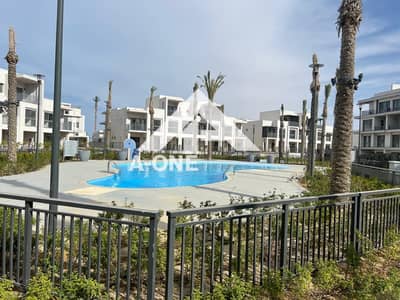 Ground Floor Chalet for Sale with Private Garden and Direct Pool View in Lea Marassi North Coast Sidi Abdelrahman