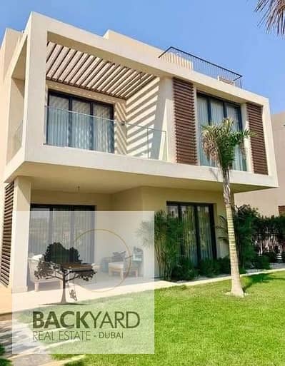 Villa for sale with the lower price in a Patio Town compound near AUC and Golden Square