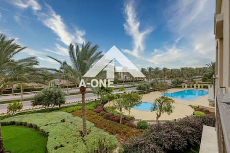 Two-bedroom chalet directly on the swimming pool with an open view 120 sq m in a prime location in Marassi North Coast Sidi Abdel Rahman near stella