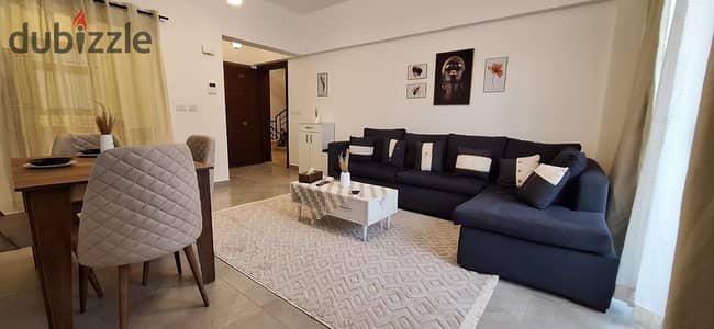 Furnished apartment for rent in Madinaty in the Privado, hotel-style furnishing