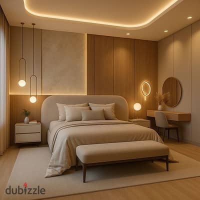 A 150m apartment in Old Sheikh Zayed with 3 rooms, a 10% down payment, and 8 years installment