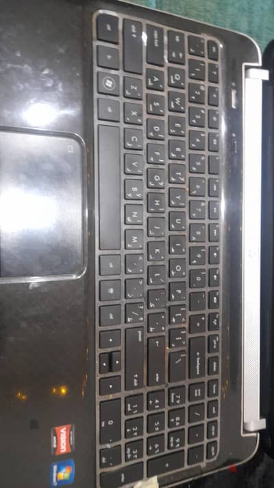 لابتوب HP PAVILION DV6 قوى براجمات ١٢ جيجا بكرتونته مناسب لكل المهام