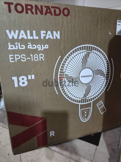 عدد اثنين مروحه تورنيدو 18 بوصه بالريموت