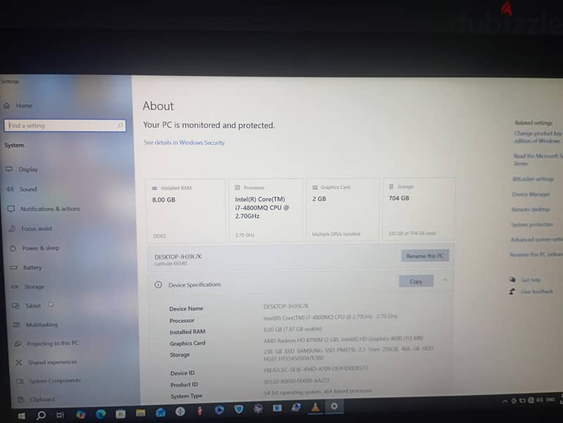Dell latitude e6540 1