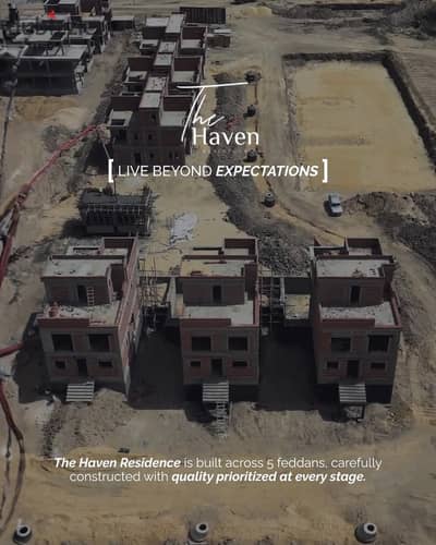 فيلا مستقلة ببدروم وحديقة 265م في ذا هافن – مقدم 10% وتقسيط 8 سنوات The Haven Sheikh Zayed