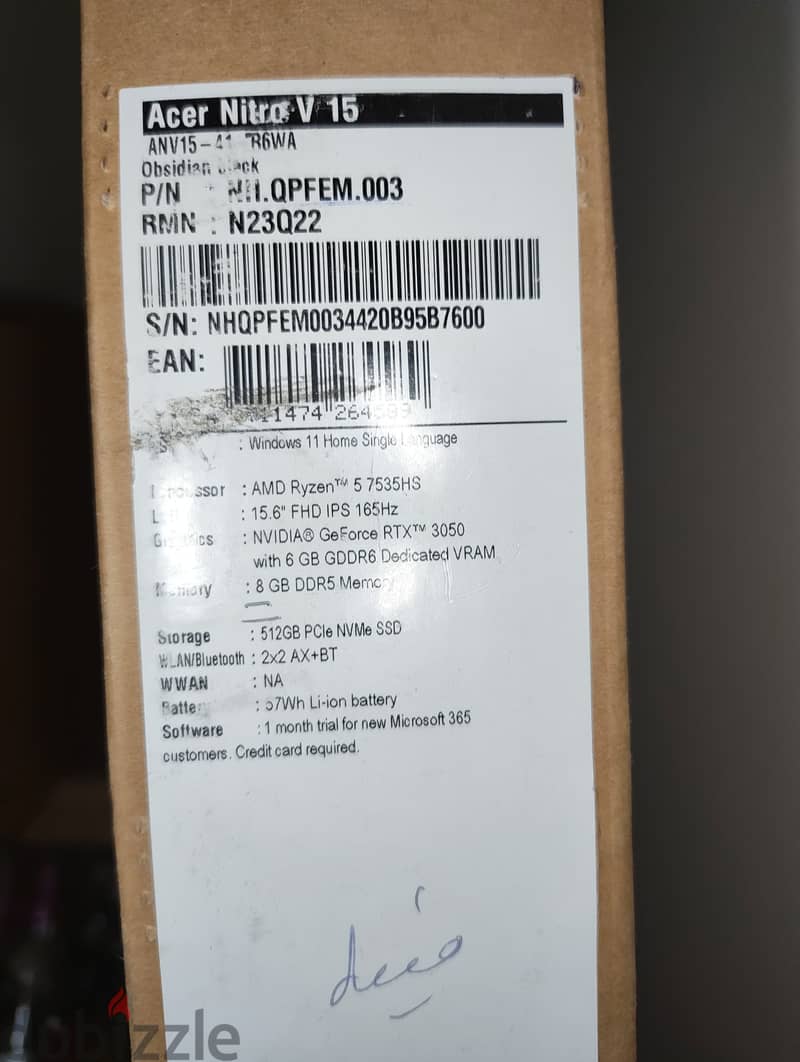 ACER NITRO 5 V15 2