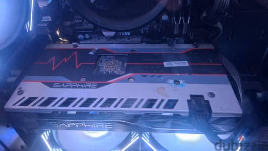 RX580 8GB NITRO SAPPHIRE متاح التبديل بكرت انفيديا