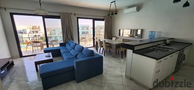 استثمر الان فى راس الحكمه  امتلك شاليه Double View للبحر و اللاجون متشطب و مكيف بالكامل دقايق من سمر كالى كوست سيلفر ساندس