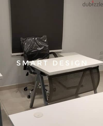 مكاتب موظفين مودرن خشب mdf اسباني مستورد مقاس 120 * 60 سم