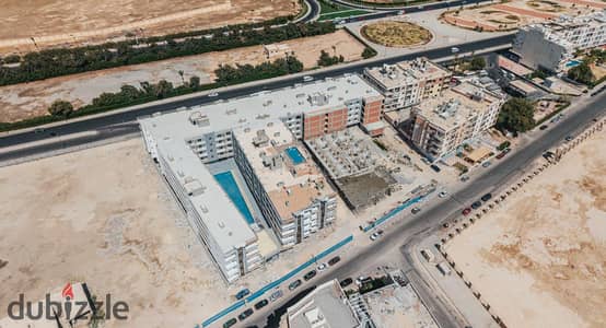 Delivery date with in 6 months for Apartment for sale in Hurghada with installments on 48 month