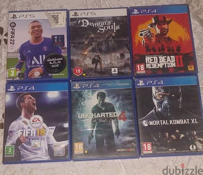 العاب ps4وps5 للبيع