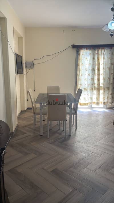 Furnished apartment for rent in Maadi, area 100 m