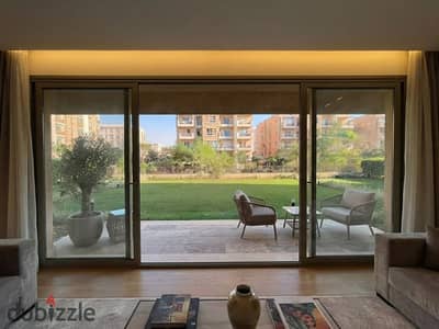 375m garden villa apartment 3 bedrooms for sale with 12 year installments prime location on Suez Road next to Madinaty and Butterfly in Sarai