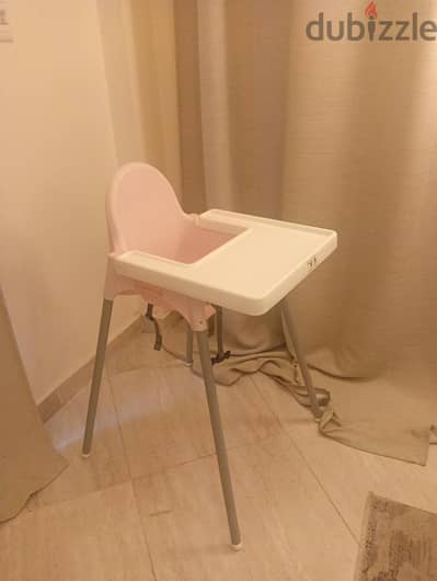 ikea baby chair pink ايكيا