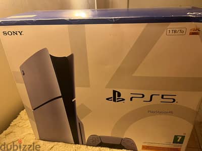 Playstation 5 slim Cd جديد كرتونه متبرشمه