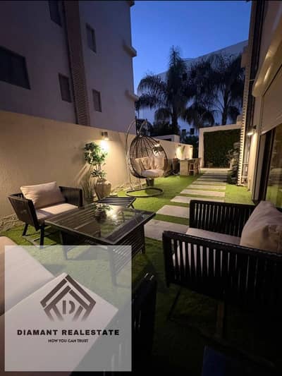 Studio with garden FOR SALE For invesment lovers in New Capital with Panoramic view all world's embassies, Over 12Years next to Diplomatic Quarter
