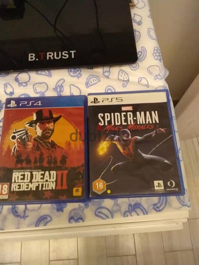 spider man miles ps5 و red dead redabtion 2