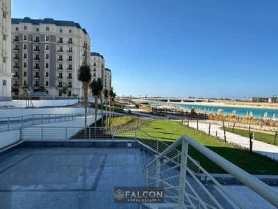 With 30% Discount Recieve immediately a Ready To move & Fully Finished 2BR facing North in Latin District with Lagoon & New Alamein Towers View