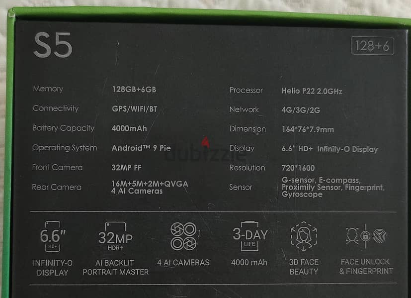 Infinix S5 4