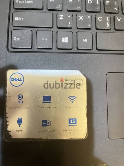لأب توب ديل  inspiron 5342 جيل رابع معالج core i5  كارت فيجا خارجي 2GB