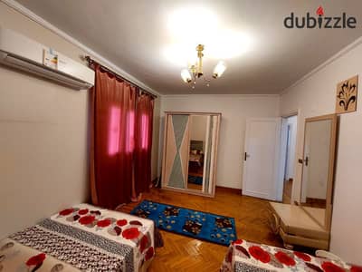 Furnished, air-conditioned hotel-style apartment next to City Stars, available for daily and monthly rent for families. Excellent location in Nasr Cit