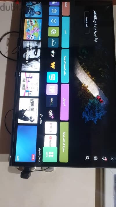 شاشه LG استعمال نضيف جدا 43 بوصه سمارت