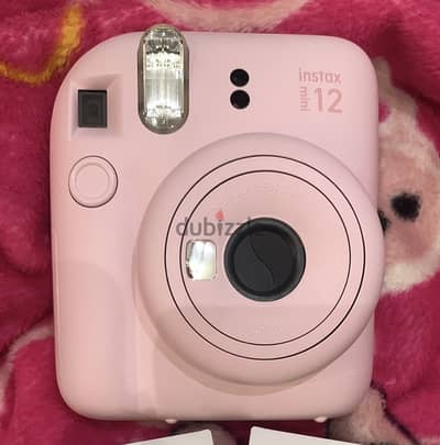 Pink Instax mini 12 barely used