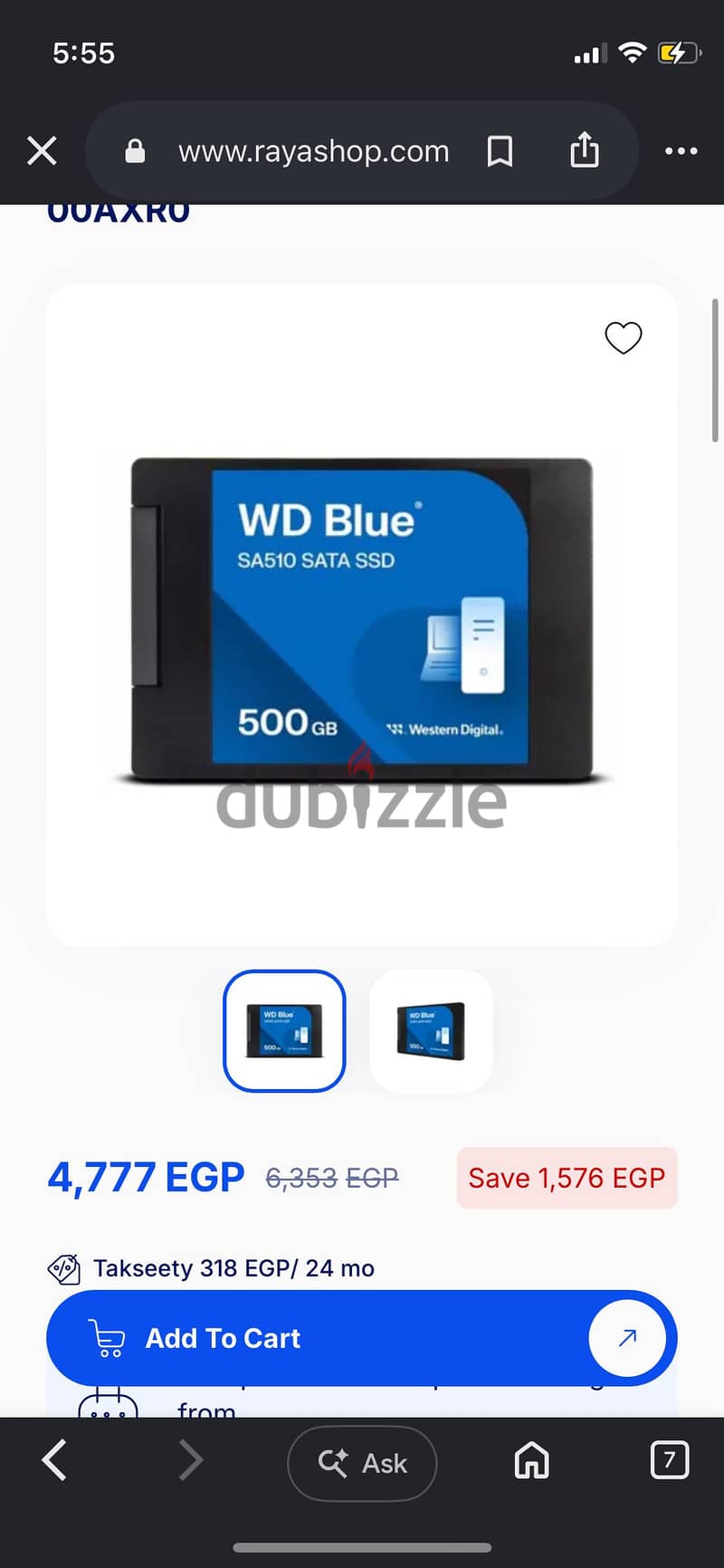 Ssd 500GB 1