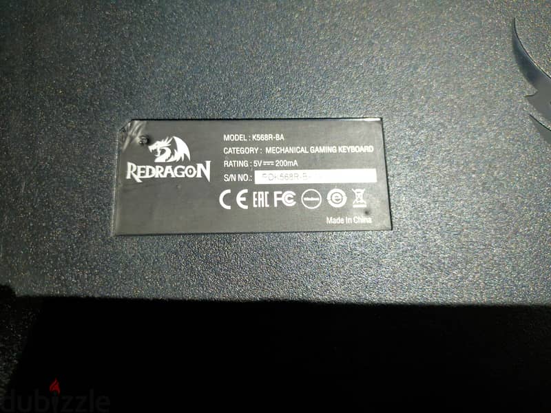 redragon k568r blue switch كيبورد 3