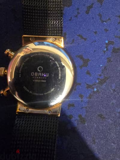 Obaku Denmark V180GCVBMB Chronograph Watch