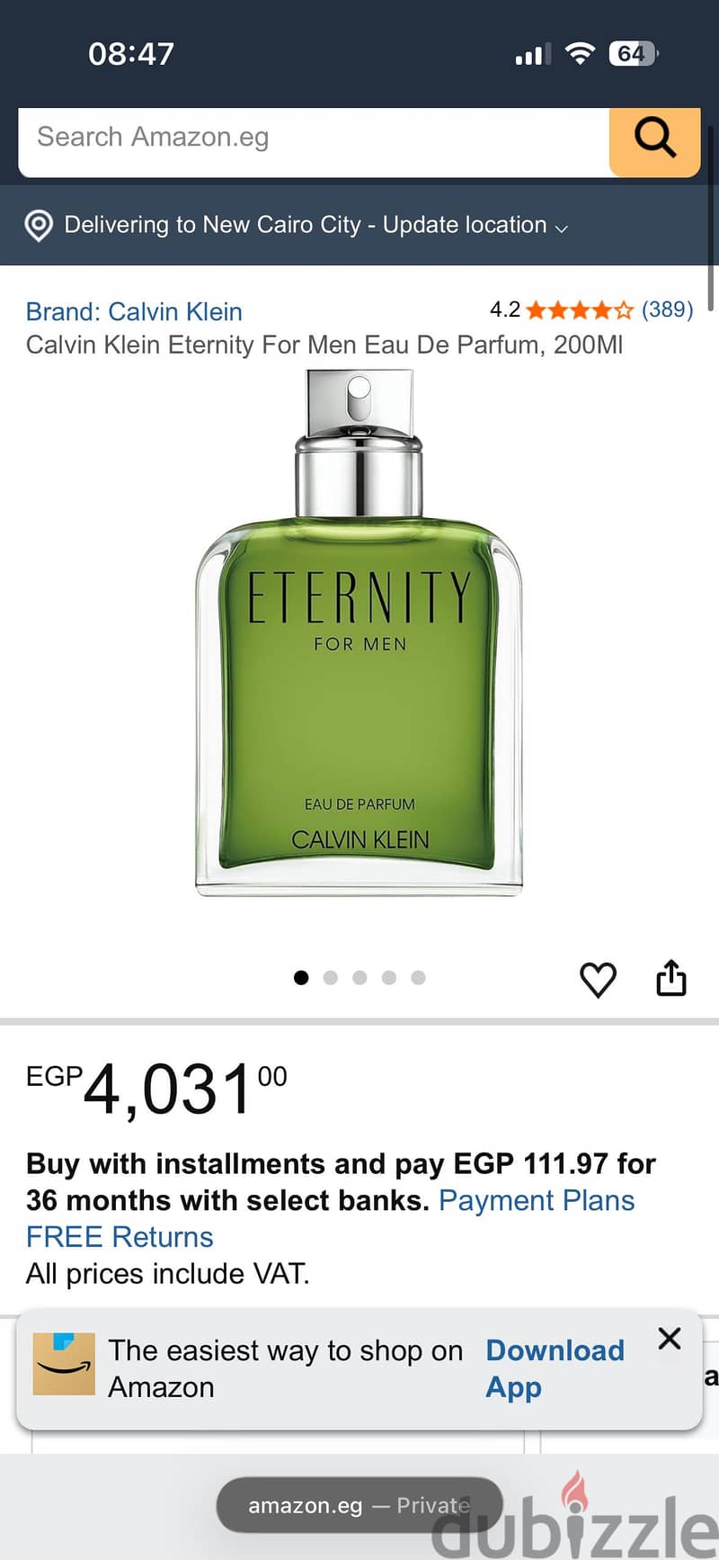 Calvin Klein Eternity original 4