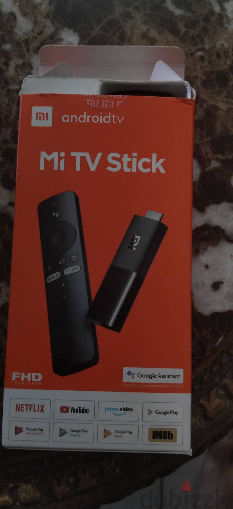 Mini led Projector + Mi stick smart tv 1