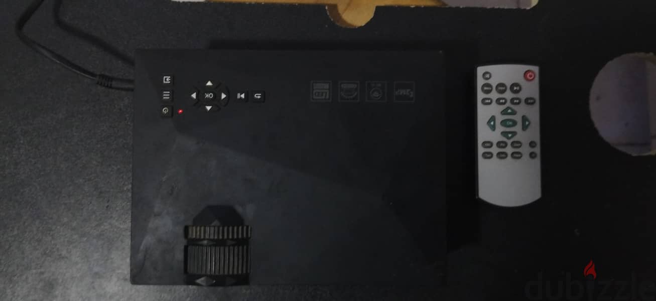 Mini led Projector + Mi stick smart tv 2