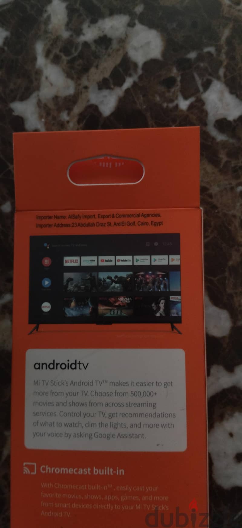Mini led Projector + Mi stick smart tv 7