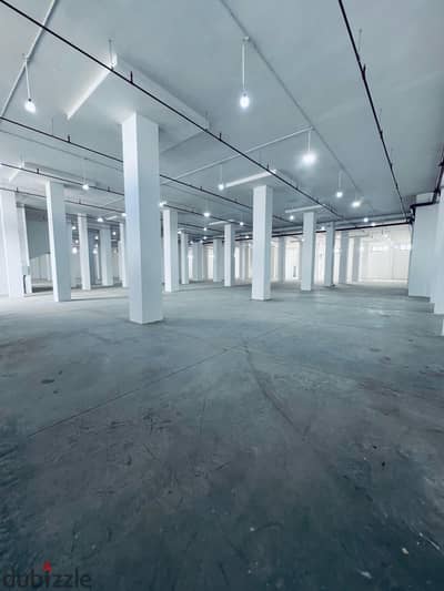 Warehouse for rent, pharmaceutical or food in the tenth of Ramadan