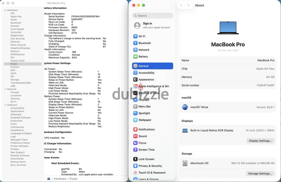 MacBook Pro 14” M4 Max 1TB/64GB 1