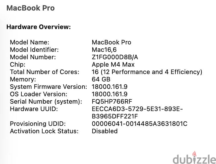 MacBook Pro 14” M4 Max 1TB/64GB 3